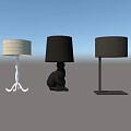 Modern White And Black Table Lamps With Unique Design For Home Decor
