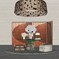 Elegant Hotel Lobby Interior With Intricate Chandelier Floral Arrangement And Artistic Wall Panel