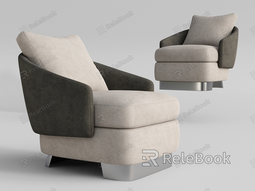 Modern Single Sofa Leisure Chair model