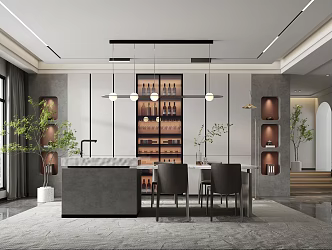 Modern Restaurant 3d model