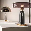 modern table lamp glass table lamp 3d model