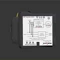 Modern distribution box power box power supply high voltage power box 3d model