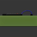 Electronic Label Printing Device With Green Base And Colorful Tape Rolls