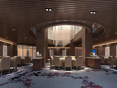 New Chinese Restaurant 3d model New Chinese Restaurant 3d model