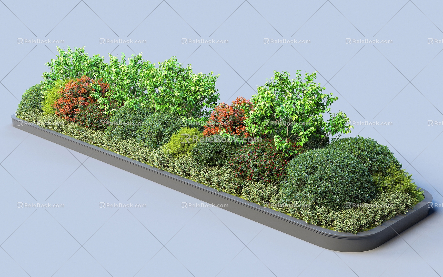 Plants Greening Landscape Plants Shrubs Spherical Shrubs Flower Balls Flower Pond Flowers Shrubs Ball Dwarf Shrubs 3d model