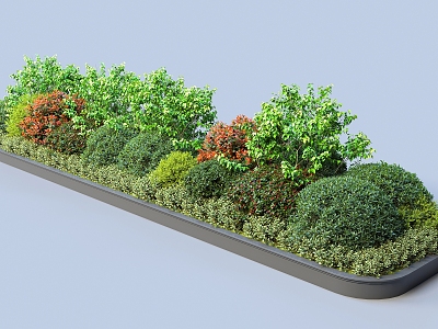 Plants Greening Landscape Plants Shrubs Spherical Shrubs Flower Balls Flower Pond Flowers Shrubs Ball Dwarf Shrubs 3d model