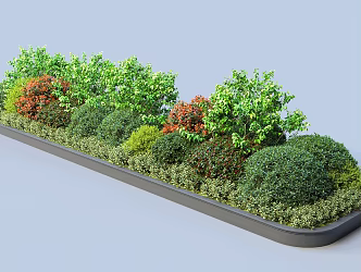 Plants Greening Landscape Plants Shrubs Spherical Shrubs Flower Balls Flower Pond Flowers Shrubs Ball Dwarf Shrubs 3d model