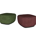 Modern sofa stool 3d model