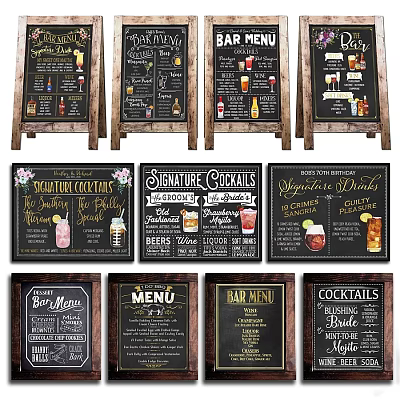 Commercial Bar Menu Chalkboards For Beverage 3d model