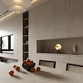 Modern Bright Open Living And Dining Room Interior Design With Large Floor To Ceiling Windows
