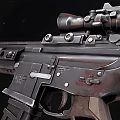 Modern Tactical Rifle With Detachable Scope Modular Design And Ergonomic Grip For Military Operations