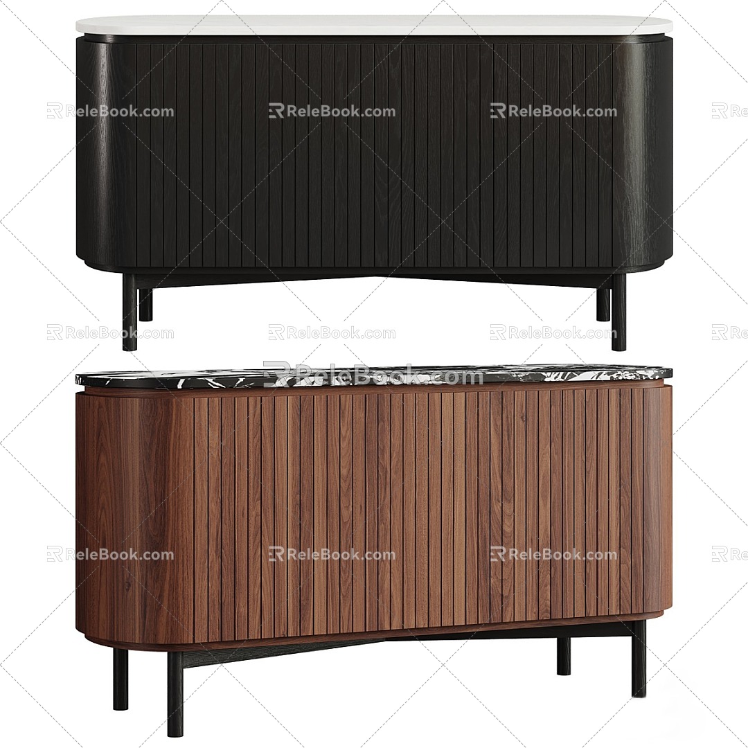 Modern chest of drawers 3d model