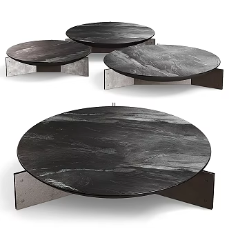 Henge modern coffee table 3d model