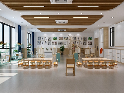 Art classroom model