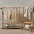Wooden Clothing Racks For Clothes Storage And Home Decor