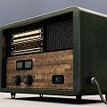 Retro Speaker Radio Radio TV 3d model