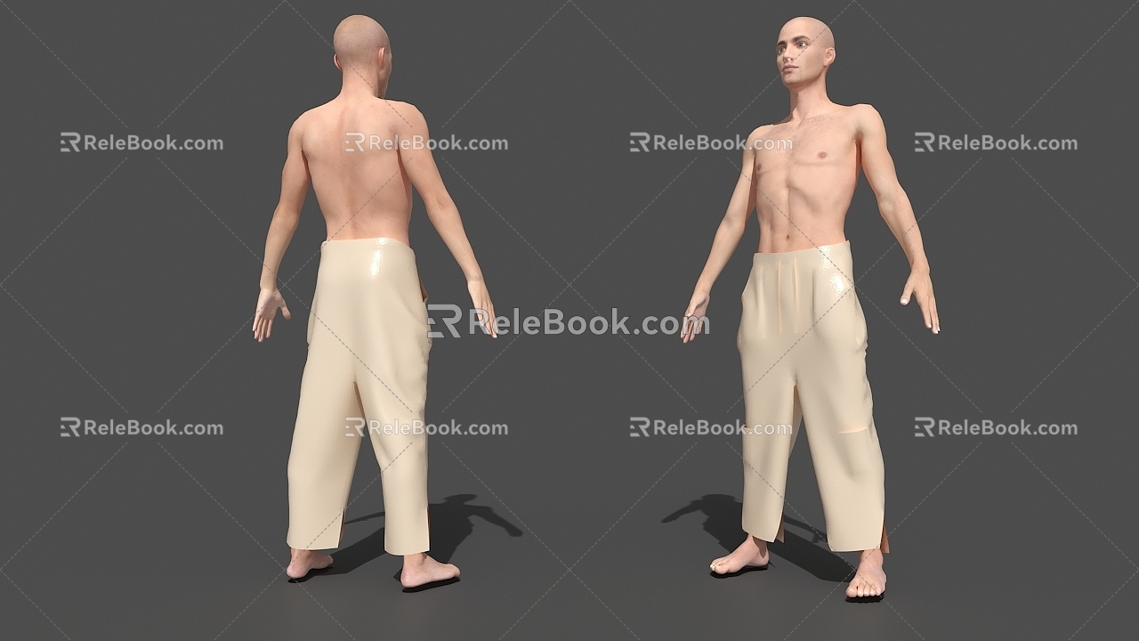 Fashion Trousers 3d model