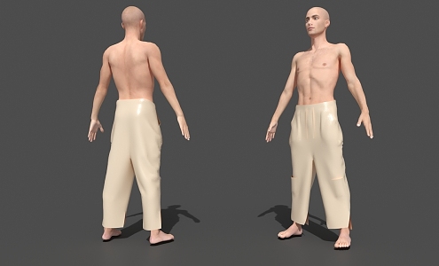 Fashion Trousers 3d model