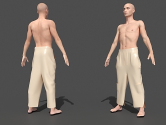 Fashion Trousers 3d model