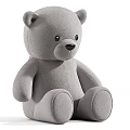 Soft Plush Bear Dolls In Multiple Colors With Sitting Pose Design