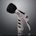 White Black Water Spray Gun With Ergonomic Grip Handle And Multi Hole Nozzle