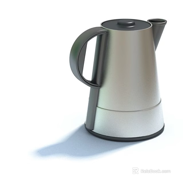 Modern Stainless Steel Electric Kettle Essential Kitchen Appliance For Home Use 3d model 
