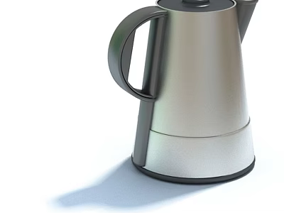 Modern Stainless Steel Electric Kettle Essential Kitchen Appliance For Home Use 3d model