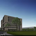 Aerial Planning Of Modern Urban Building Complex With Road Layout Green Areas And Pedestrians
