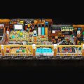Colorful Indoor Playground With Trampoline Slide Ball Pit And Kids Interactive Activity Area