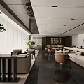 Modern Sales Office Interior Design With Green Plants Comfortable Sofas Tables And Sleek Flooring