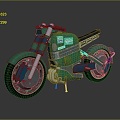 Jet Motorcycle Sci-Fi Motorcycle Concept Motorcycle Flying Car Space Flying Car Space Motorcycle 3d model