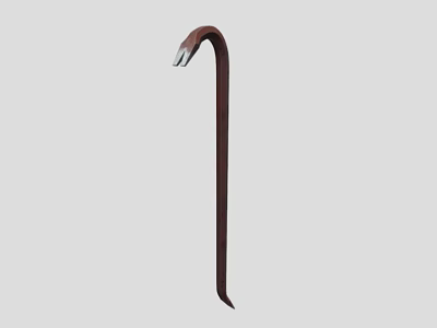 Durable Curved Metal Hardware Tool Hook For Hanging And Fixing Tasks 3d model