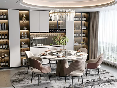 Modern Restaurant 3d model