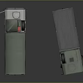 Modern Military Tank With Heavy Armor Main Cannon And Combat Design Features