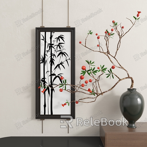 New Chinese Abstract Hanging Painting model