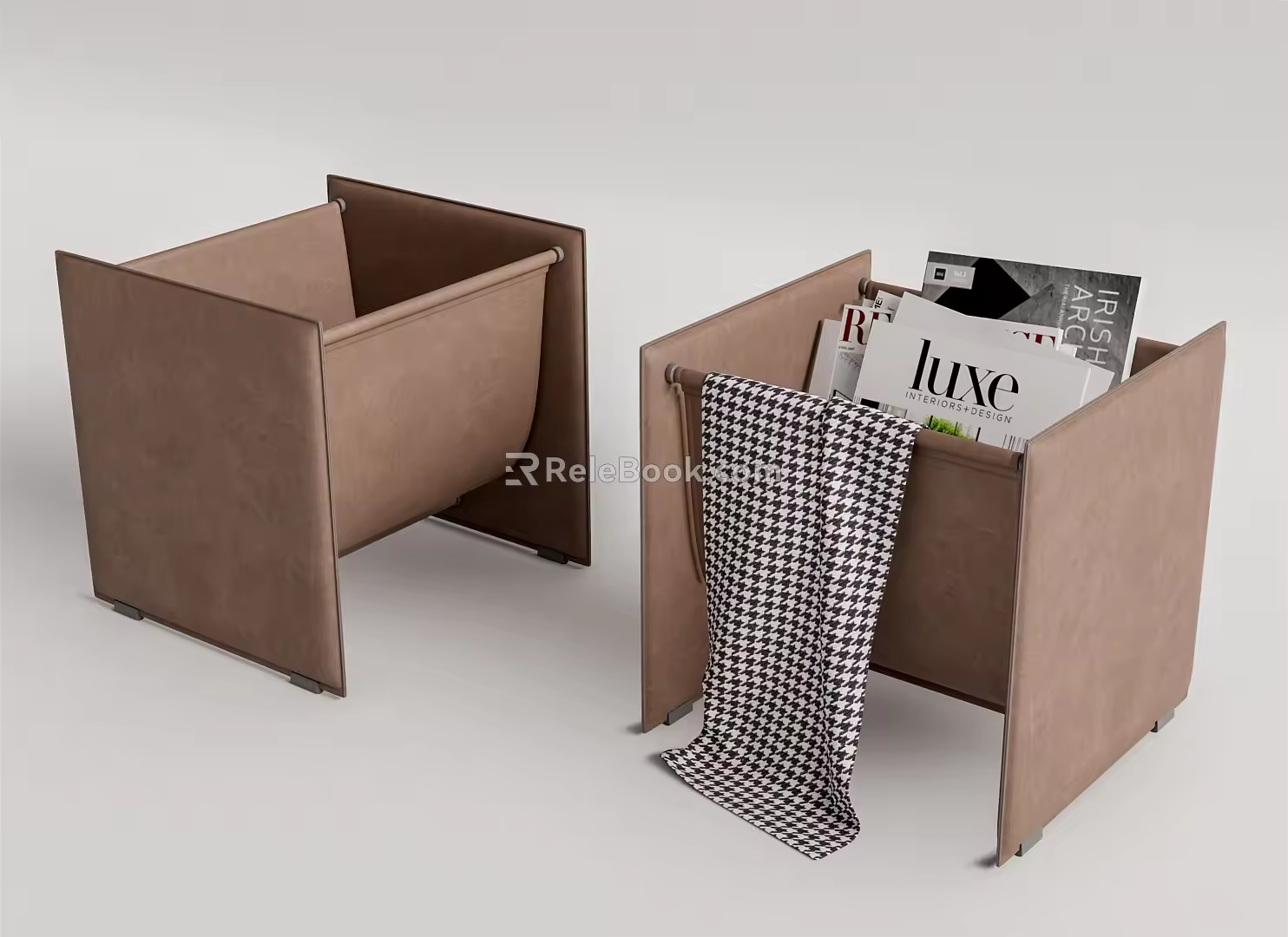Modern corner table 3d model