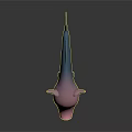 Unique Pink Pig Head Blue Fish Scales Hybrid Animal Figurine Design