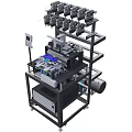 Industrial Automated Assembly Equipment With Multi layer Structure And Control Panel