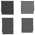 Stylish Roman Blinds Featuring Diverse Patterns and Soft Fabric Textures for Home Decor