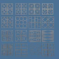 Lattice Windows Various Intricate Decorative Patterns With Traditional Ornamental Grilles And Designs