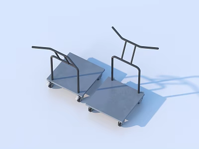 Handmade cart 3d model Handmade cart 3d model