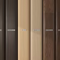 Various Wood Grain Wall Paneling With Multiple Color Options For Interior Design 3d model