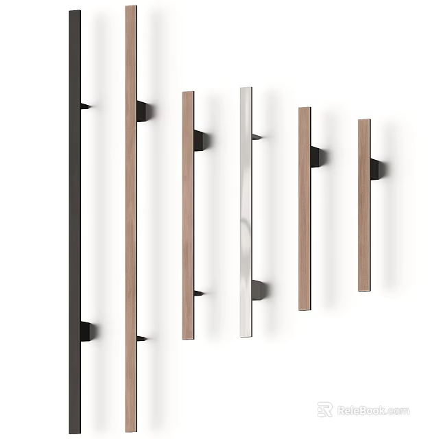 Modern Minimalist Wall Lamps In Multiple Colors For Contemporary Home Decor 3d model 