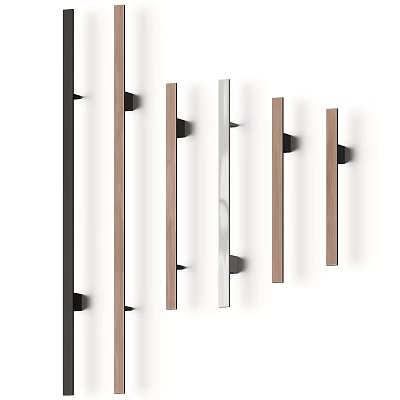 Modern Minimalist Wall Lamps In Multiple Colors For Contemporary Home Decor 3d model