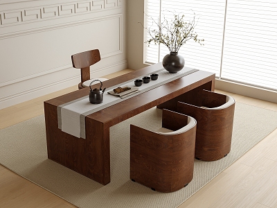 Modern Tea Table and Chair Tea Set Tea Table model