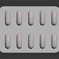 Medical Device Blister Packaging With White And Pink Capsules In Transparent Design