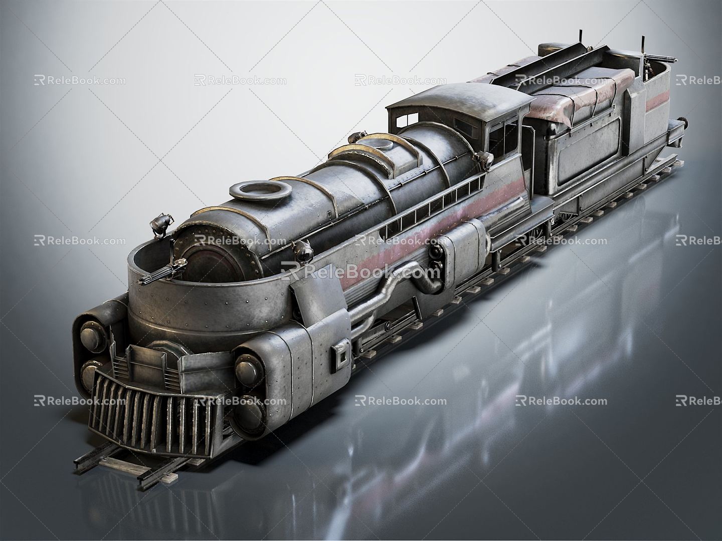 INDUSTRIAL LOFT TRAIN ARMORED TRAIN ARMORED TRAIN 3d model