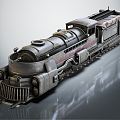 INDUSTRIAL LOFT TRAIN ARMORED TRAIN ARMORED TRAIN 3d model