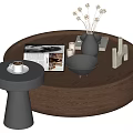 Coffee table combination 3d model