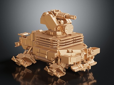 Modern Tank Toy Tank 3d model